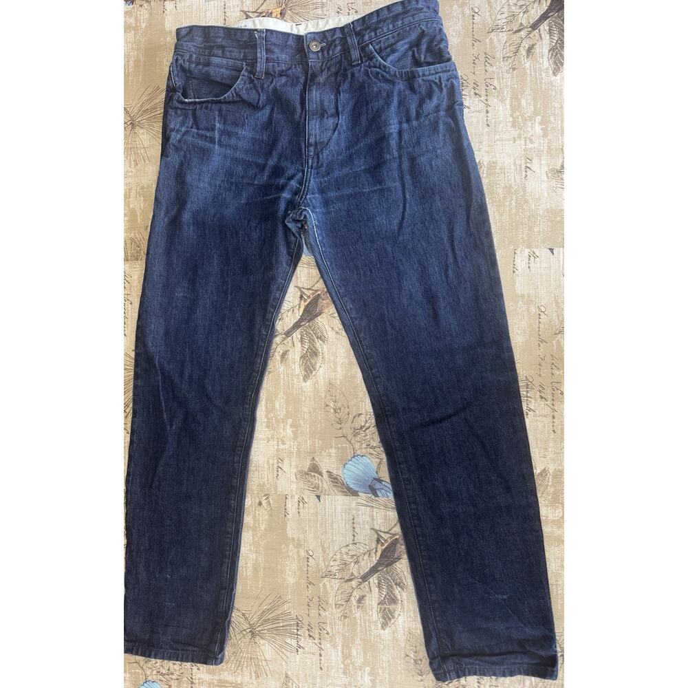 Home Work by Save Khaki United Cone Mills Selvedge Denim Jeans Measures 33x29